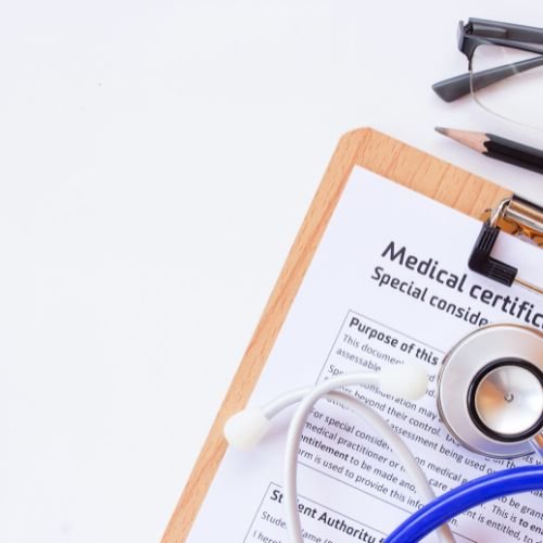 certificado medico sobre superficie en pagina Certificados Médicos Alt Gironella Barcelona